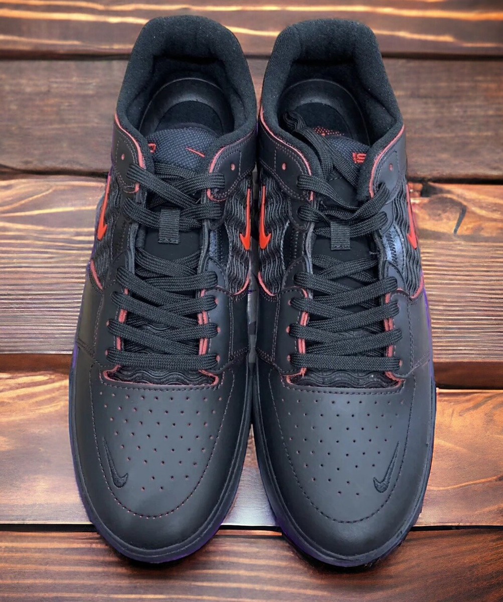 Nike SB Ishod Wair Premium Black Red Bred Skate Shoes Mens Size 12