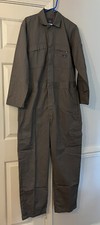 HISEA Men's Long Sleeve Coverall Jumpsuit Gray Size Large