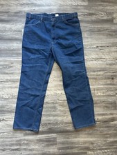 Vintage Levi  s Brown Tab Blue Jeans Pants Straight Mens Size 40x30