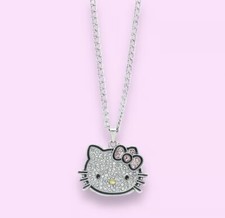 Hello Kitty Necklace With Rhinestones