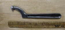 Old Used Tools,J.H. Williams & Co. 461  Fixed Pin Hook Spanner,8-7/16",Good