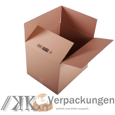 20 Faltkartons 500 x 400 x 400 mm Kartons Faltkisten Verpackung 2-wellig