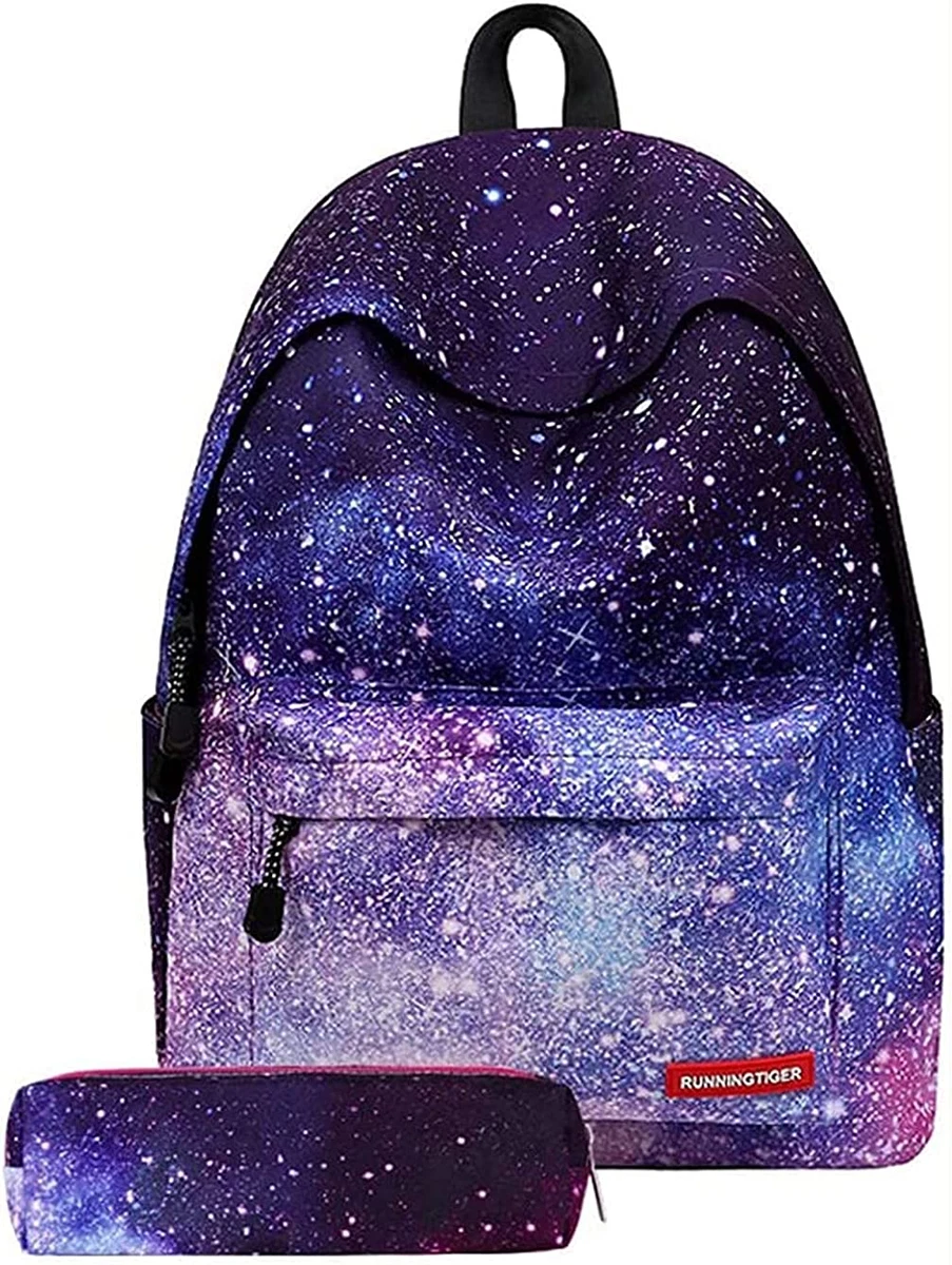 Zaino Galassia Zaino Scuola Con Stampa Stelle Zaino Con Astuccio