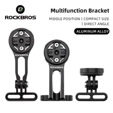 ROCKBROS Adjustable Out-Front Bicycle Mount - Aluminum Cycling Computer Mount 