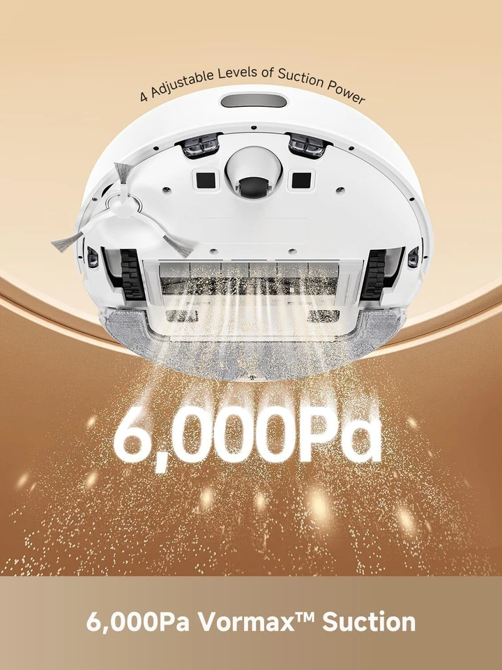 DREAME D10 Plus Gen 2 Robot Vacuum Self-Emptying LiDAR Seller Refurbished - Image 3 of 4