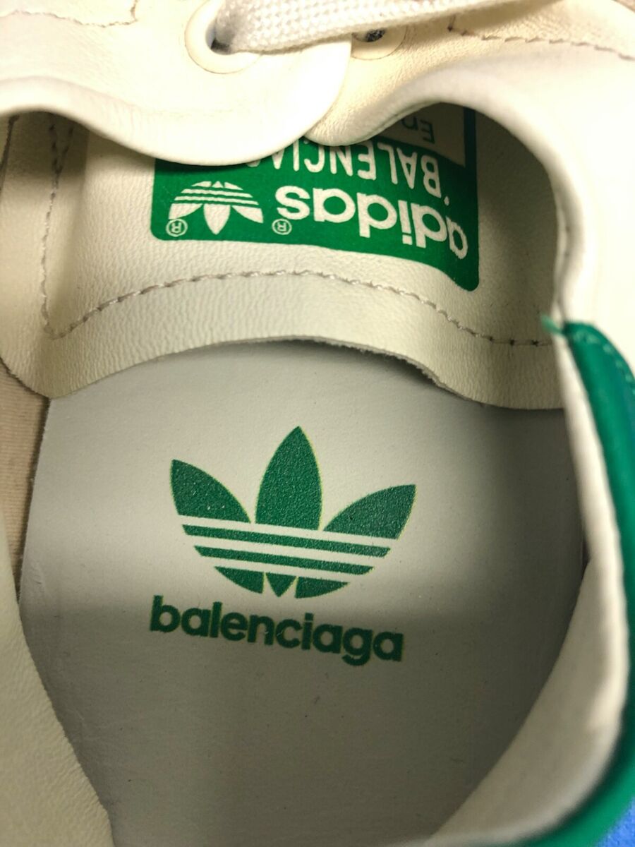 Balenciaga x Adidas Stan Smith Worn Out White Green 7 EU 40 Balenciaga x Adidas Stan Smith Worn Out White Green 7 EU 40