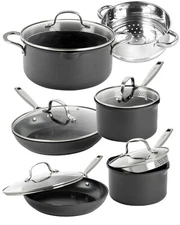 Gotham Steel Pro Ultra Ceramic 2X 11 Piece Nonstick Cookware Set