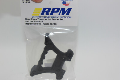 RPM 70772 Dämpferbrücke hinten schwarz Rustler 4x4 VXL, Rustler HOSS  TRX NEU