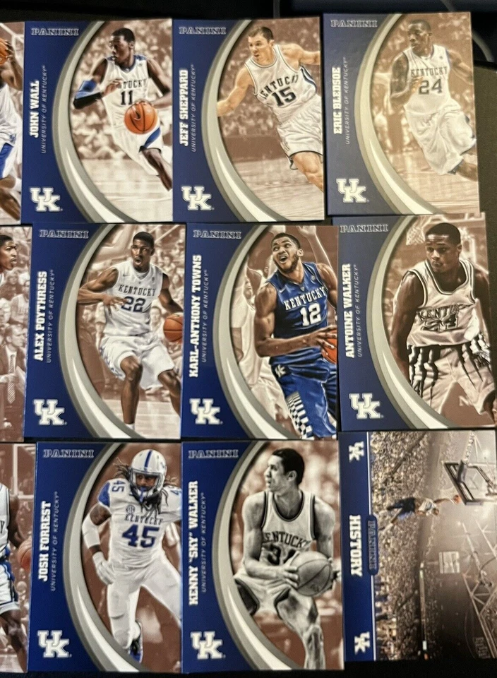 (Lote de 49) Juego completo de 49 cartas Panini Collegiate Kentucky Wildcats 2016 Foto 4 de 4