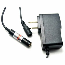 12x55mm Adjustable 650nm 5mw Red Laser Module Focus Dot Line Cross Power Adapter