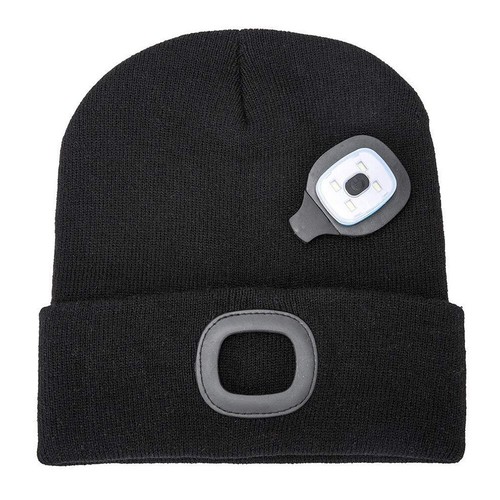Mütze mit Licht Joggingmütze Beanie Strickmütze LED Lampe USB Akku aufladbar RD - Bild 9 von 56