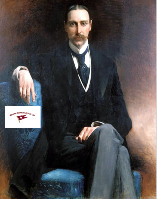 JOHN JACOB ASTOR IV, REPRINT PORTRAIT, RICHEST MAN ABOARD RMS TITANIC