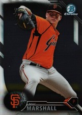 2016 Bowman Chrome Prospects #BCP205 - Mac Marshall San Francisco Giants 16-127