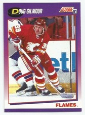 DOUG GILMOUR 1991-92 SCORE CARD NM-MT CONDITION
