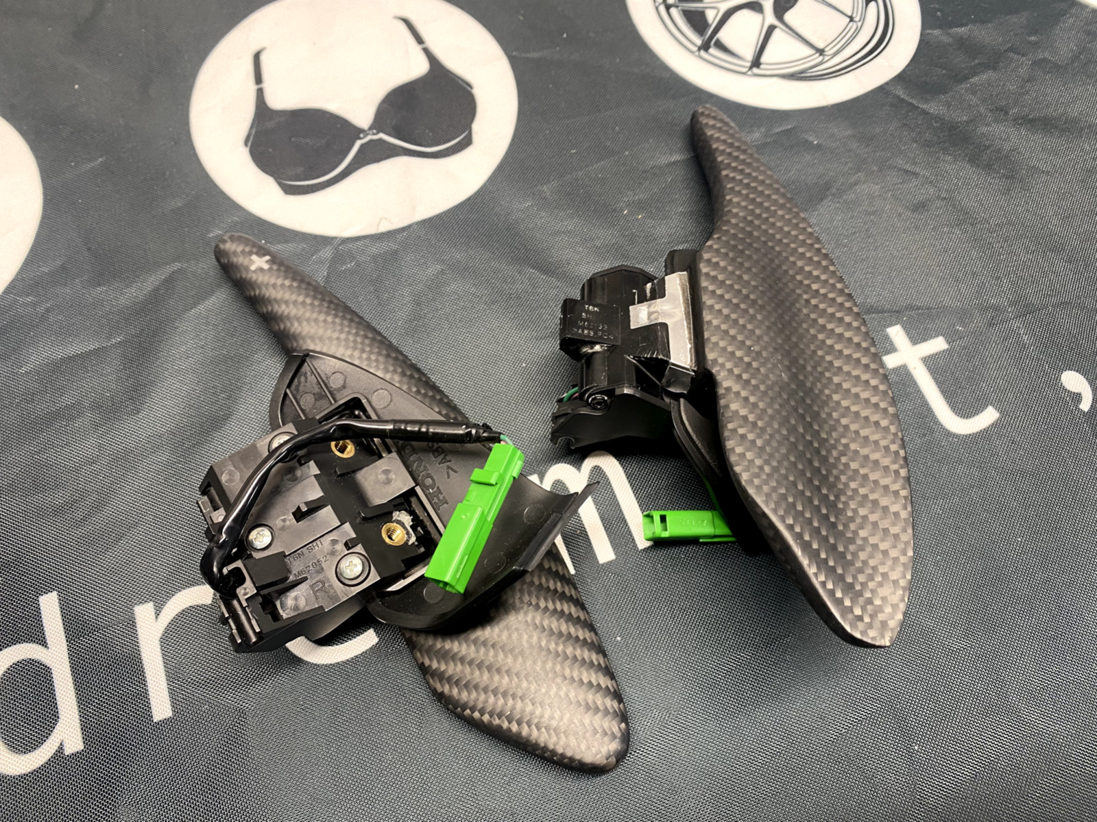 2017+ 2nd gen 17-22 Acura NSX Bespoke OEM Carbon Fiber Extended Paddles
