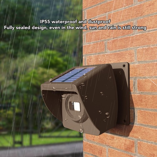 Wireless Driveway Alarm System Outdoor Motion Sensor Waterproof Solar Driveway - Picture 3 of 24