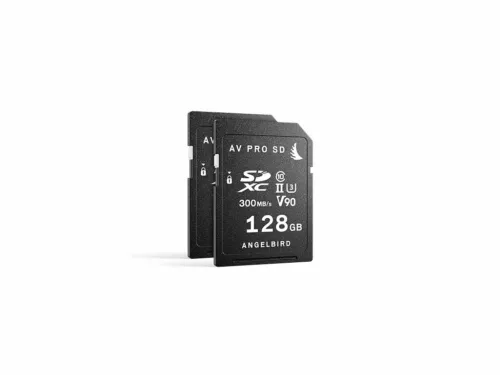 Angelbird SD Match Pack pour Fujifilm X-T3/X-T4 128 Go SD V90, Pack de 2