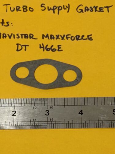 M10F GASKET 253660R2 OIL TUBE INLET FLANGE TURBO SUPPLY OEM NAVISTAR fits DT466E - Picture 9 of 12