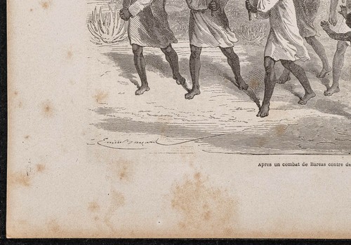 1865 - Sudan - Nach Einer Attack - Gravur Antik - Afrika - Bild 4 von 5