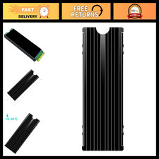 M.2 SSD Heatsink Cooler 2280 Double-Sided with Thermal Pad for PS5/PC NVMe