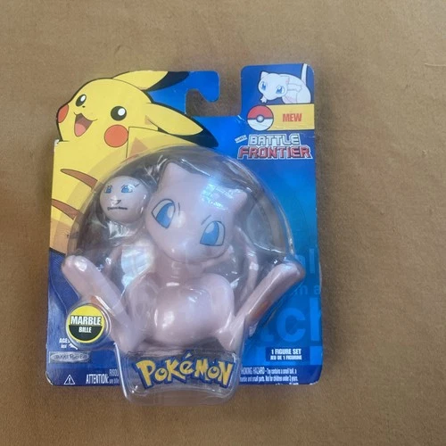 Vintage POKEMON BATTLE FRONTIER MEW FIGURE ACTION FIGURE  With Marble Sealed!