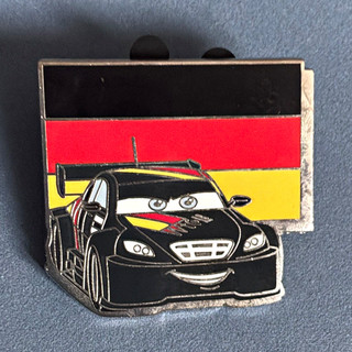 Disney/Pixar Mickey Mouse Single Pin Race Car Germany Flag Theme