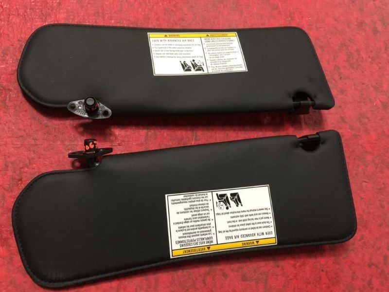 2014 Ferrari 458 F1 COUPE Over Head Console w Left Right Sun Visors & Mount Trim