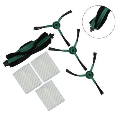 Complete Replacement Kit Main Brush Side Brush and Filter Set for Roomba Vacuum