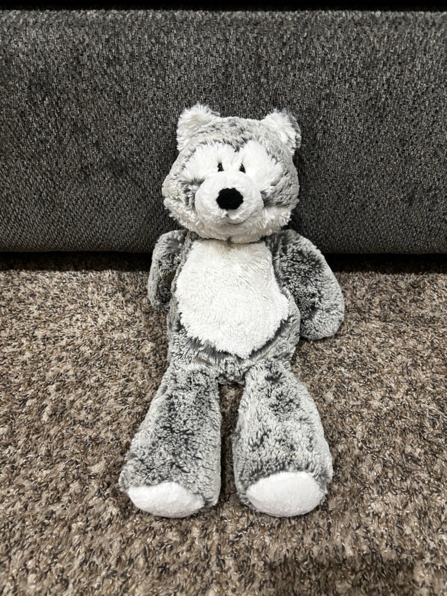 Vintage Mary Meyer Wolf Husky Plush Marshmallow Grey Floppy Lovey