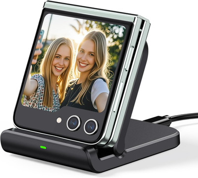 Foldable Wireless Charging Stand for Galaxy Z Flip 8 & Moto Razr Series | Foldab
