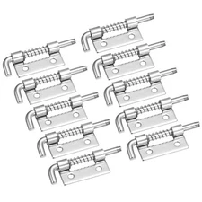 Spring Loaded Latch Pin, 10Pcs 1.97" - Stainless Steel Right-Handed with Hole