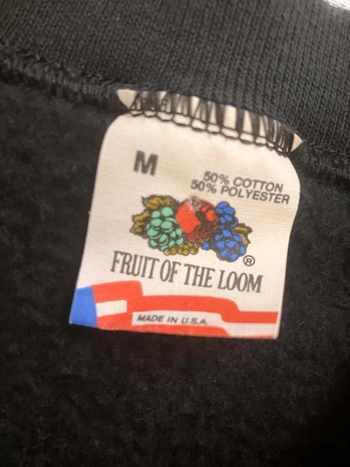 Cincinnati Reds World Series Champions Vintage Crew Neck Sweatshirt 1990 Medium - Image 3 of 4