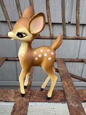 Vintage Celluloid Plastic Rare Deer Fawn Christmas Reindeer Bambi Figurine