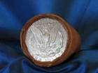 ROLL OF 20 MORGAN SILVER DOLLARS S END / CC END BIN TOP=53