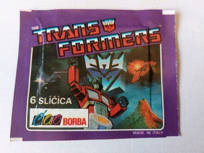 1x Transformers Borba (Panini) Sticker Tütchen (je 6 St.) 1991 Neu Ovp