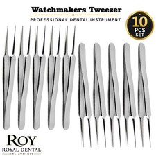 Watchmakers Repairing Tweezers Jewelry Watch Maker Repair Instruments