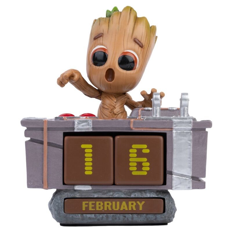 Calendario Perpetuo 3D Groot Death Button Guardianes De La G