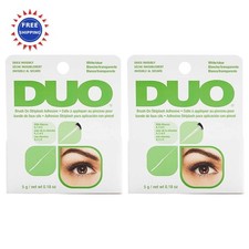 Lash Glue Waterproof Strip Adhesive 0.18 oz 2 Pack Brush-On Clear Vitamins Long