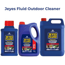 Jeyes Fluid Outdoor Cleaner & Disinfectant And Unblocker 300ml Concentrate - 5L