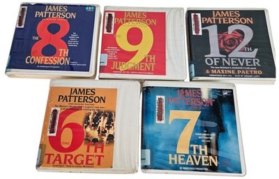 6th Target 7th Heaven 8th Confession 9th Judgement Audiobooks CD James Patterson