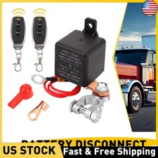 Car Battery Disconnect Switch Power Master Kill Isolator Cut Off Remote Control