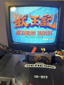 Sega Genesis Model 1 (MK-1601) Console Bundle w Batman & Robin/Wings Of Wor!!