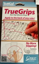 Crafters Workshop TrueCut Non-Slip Ruler Grips, 30/Pkg