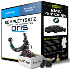 F�r BMW 4er Coupe Typ G22 , G82 Anh�ngerkupplung abnehmbar +eSatz 13pol uni 20-