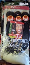 New OUTRE Braids X-Pression Kanekalon 3X Ultra Pre-Stretched Braid 32" Color 1