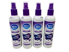4 Pack White Rain Max Hold Scented Hair Spray Non-Aerosol Frizz Control 7 fl oz