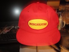 Vtg USA MADE Winchester Patch Trucker Hat Snapback Cap Vintage New NOS