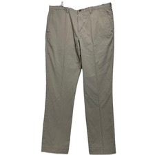 Polo Ralph Lauren Chino Pants 36x32 Tan Twill Cotton Stretch Straight Fit