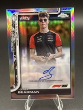 2025 Topps Chrome Formula 1 F1 Oliver Bearman RC Rookie Auto #CAC-BEA