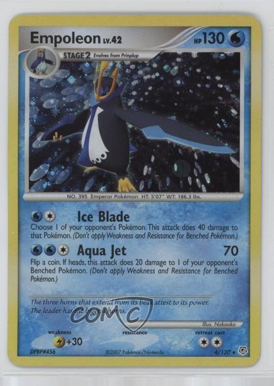 Empoleon Holo Pokémon Diamond & Pearl Base Set #4 2007
